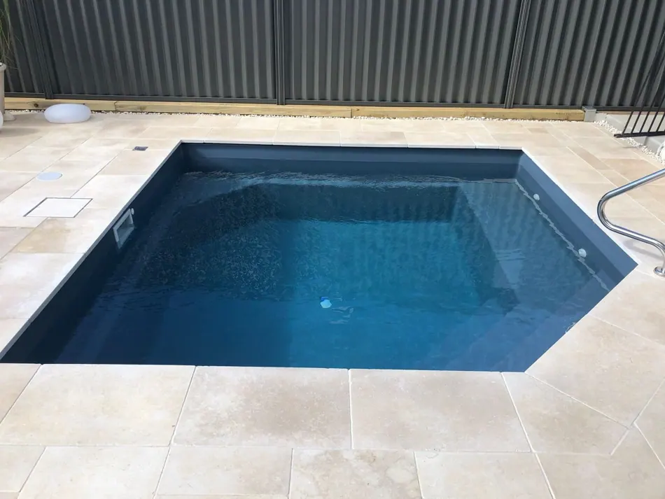 Masterbuilt Versace pool installed in an Australian backyard